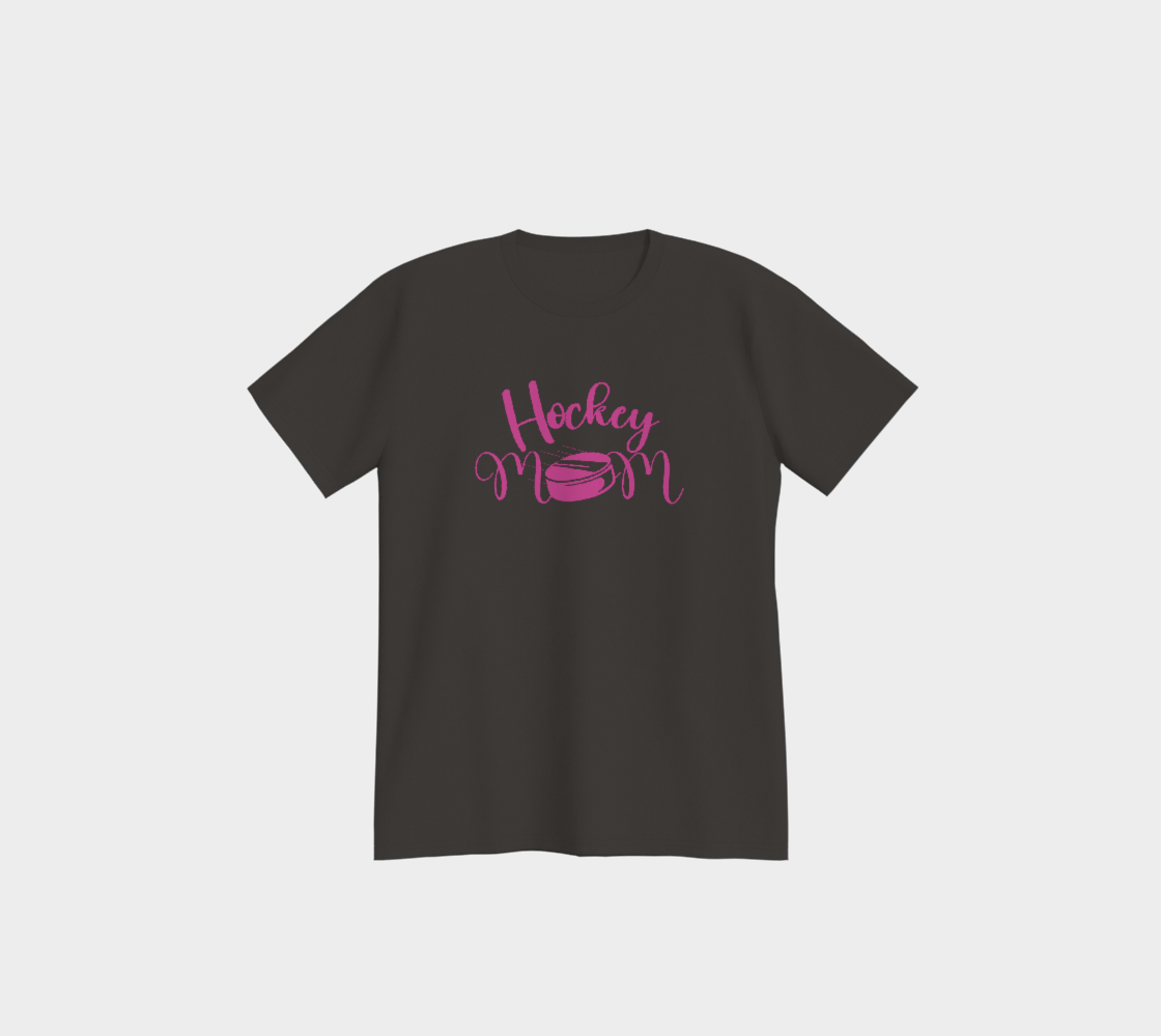Hockey Mom Premium T-Shirt Pink Logo