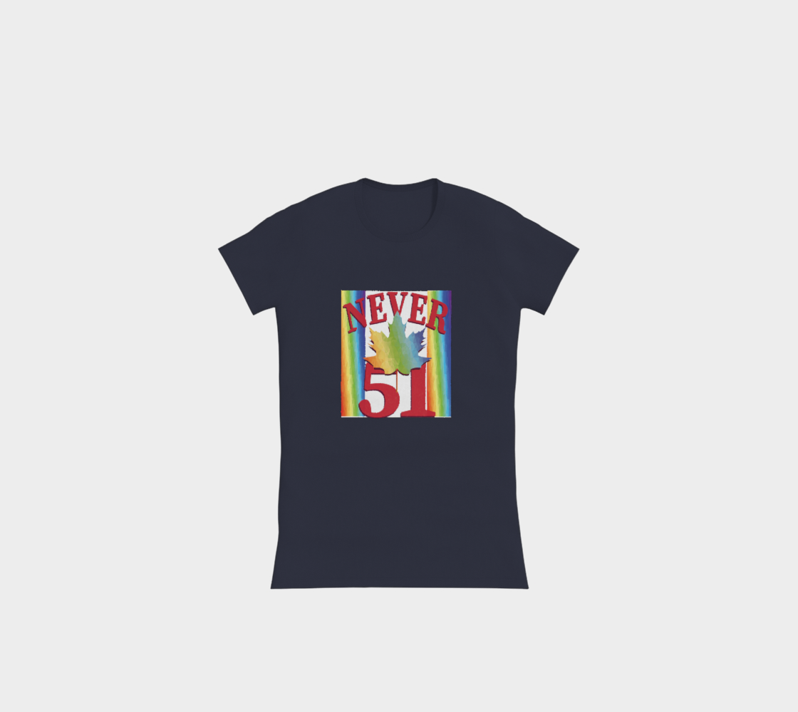 Never 51 PRIDE Slimline T-Shirt