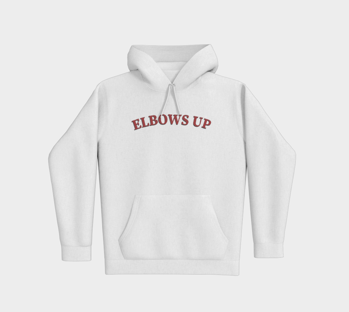 Elbows Up Never 51 Premium Hoodie
