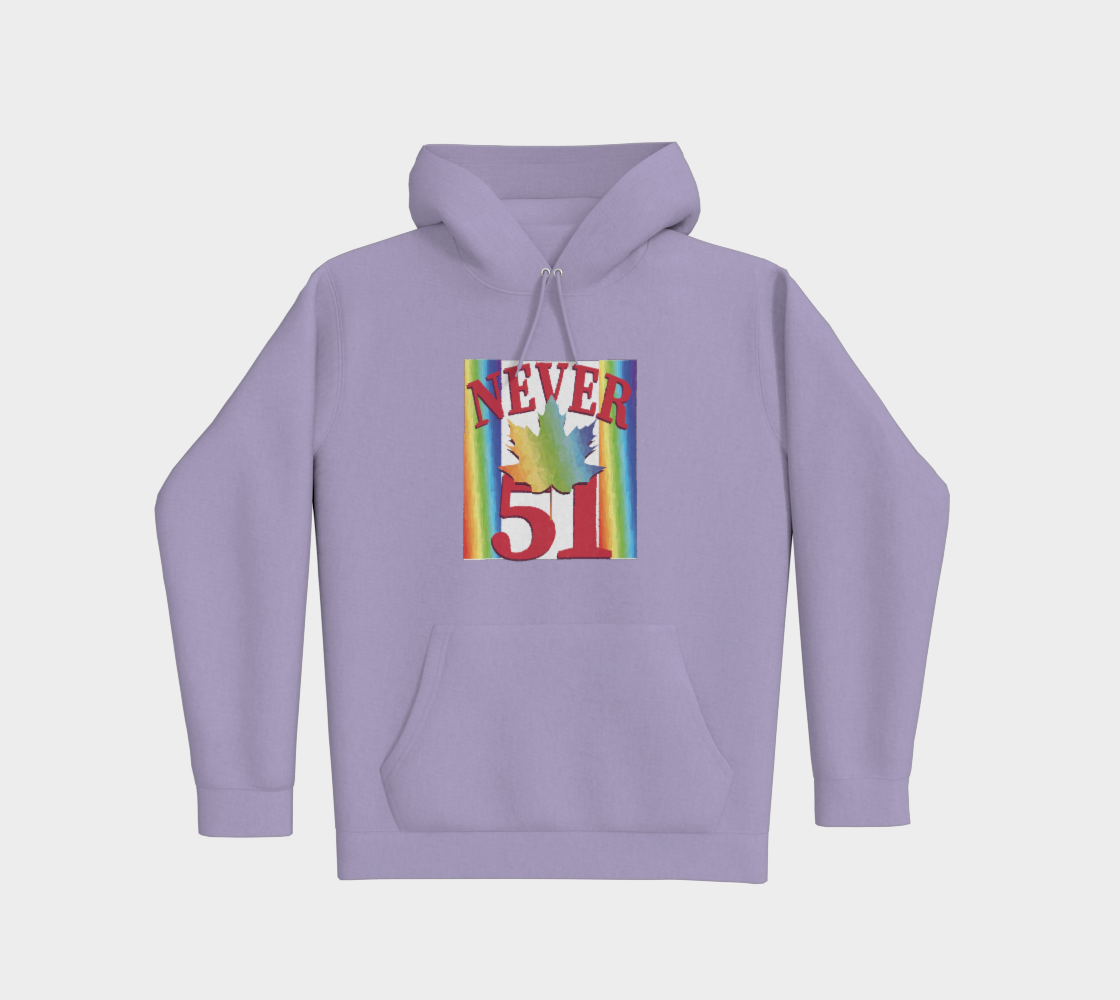 Never 51 PRIDE Premium Pullover Hoodie