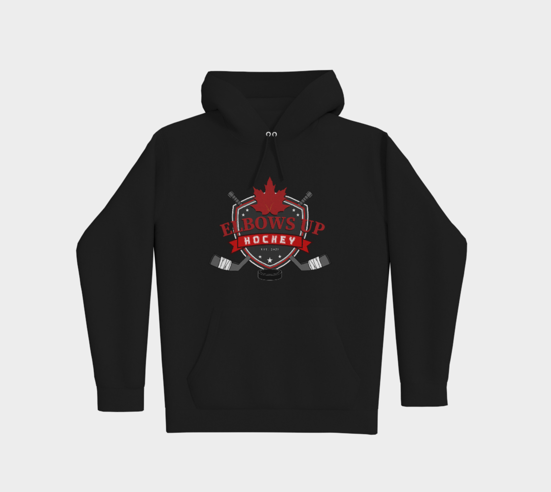 Elbows Up Hockey Premium Pullover Hoodie