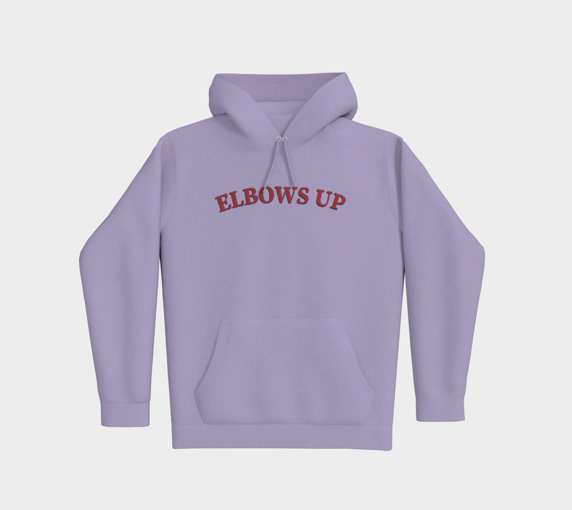 Elbows Up Never 51 Premium Hoodie