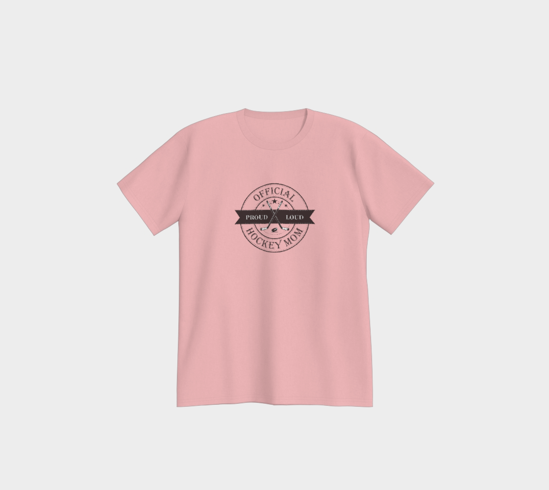 Official Hockey Mom Black Logo