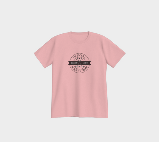 Official Hockey Mom Black Logo