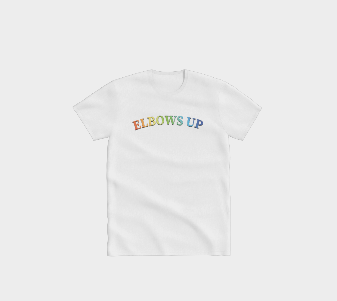 Elbows Up Never 51 PRIDE Comfort T-Shirt
