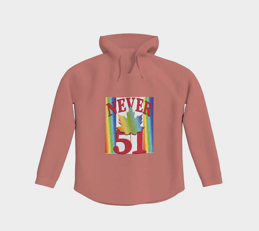 Never 51 PRIDE Light Pullover Hoodie