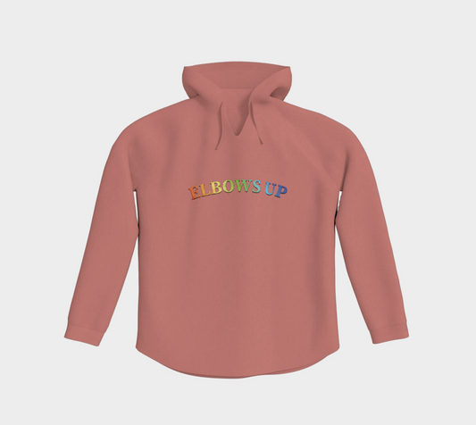 Elbows Up Never 51 PRIDE Light Pullover Hoodie