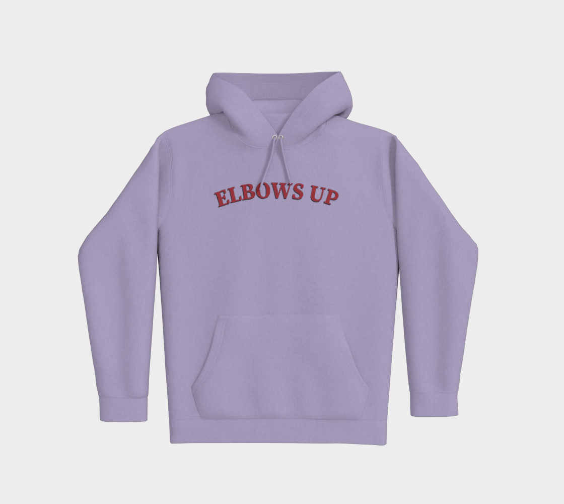 Elbows Up Leaf Front and Back Premium Hoodie