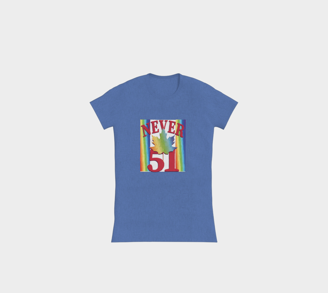 Never 51 PRIDE Slimline T-Shirt