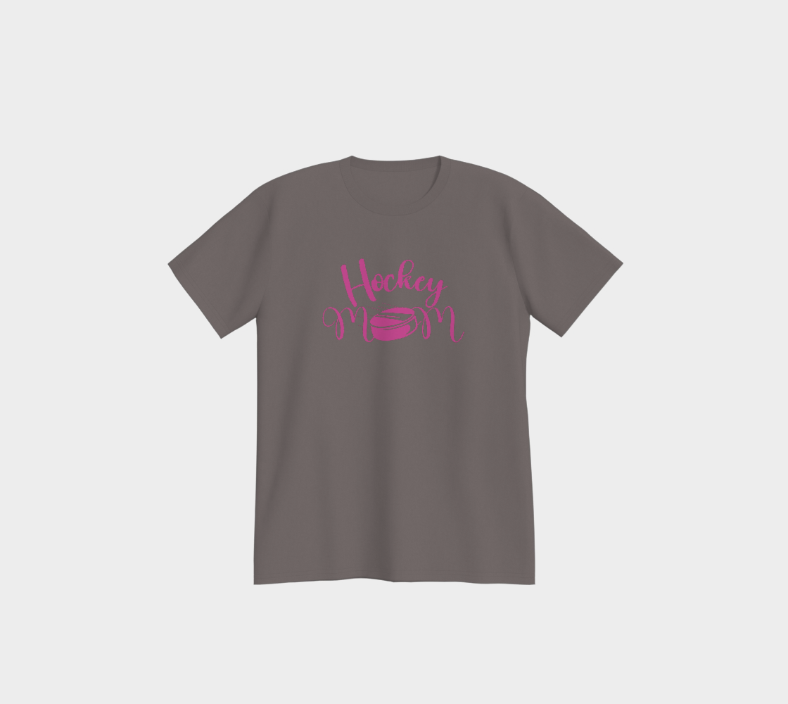 Hockey Mom Premium T-Shirt Pink Logo