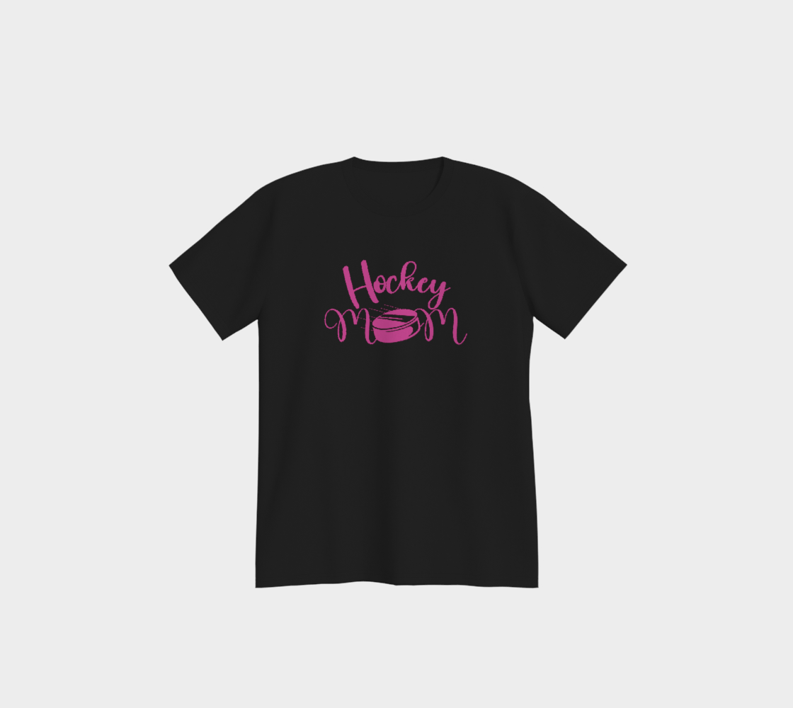 Hockey Mom Premium T-Shirt Pink Logo