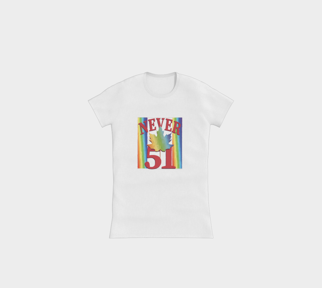 Never 51 PRIDE Slimline T-Shirt