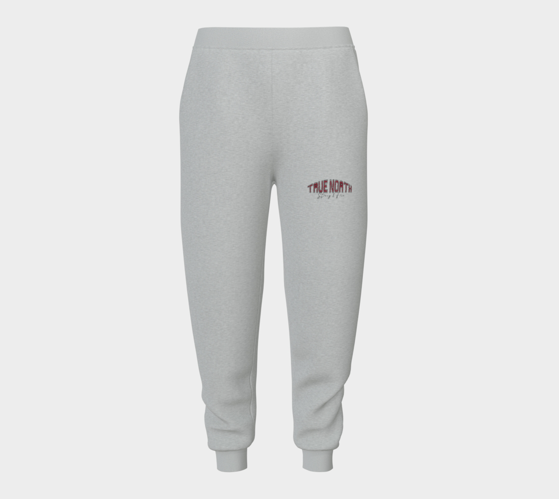 True North Strong and Free Jogger Dark Outline