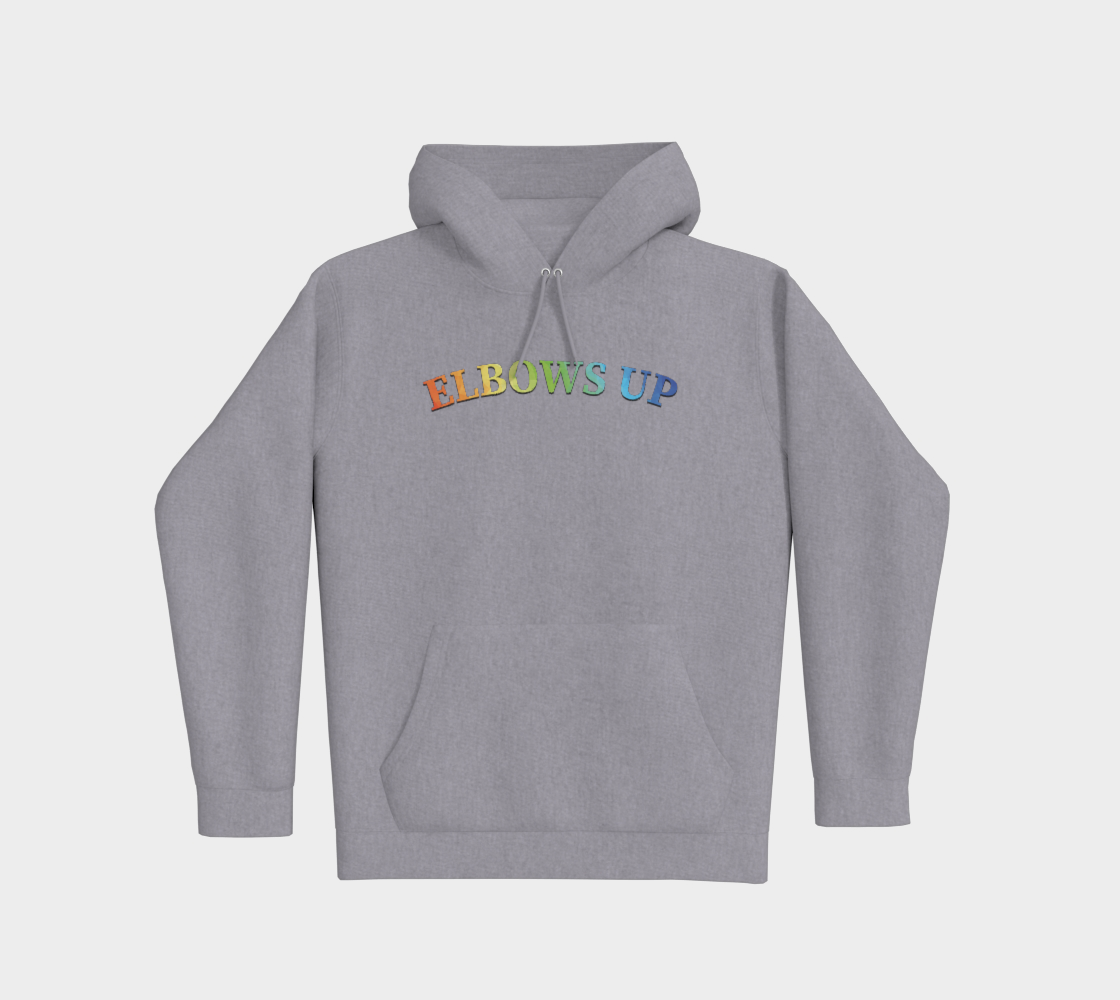Elbows Up Never 51 PRIDE Premium Pullover Hoodie