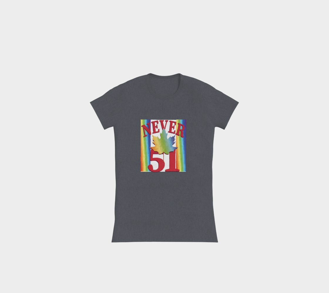 Never 51 PRIDE Slimline T-Shirt