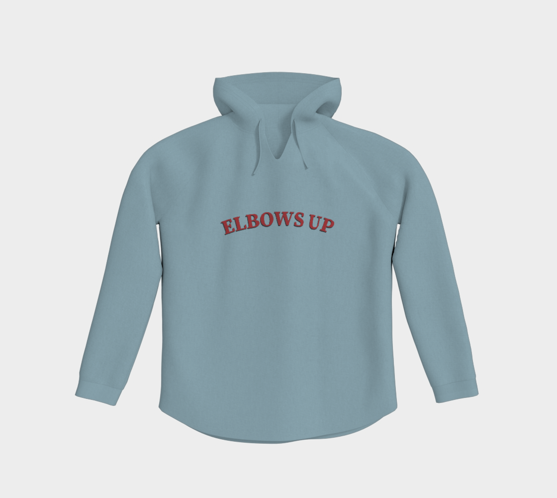Elbows Up Never 51 Light Pullover Hoodie