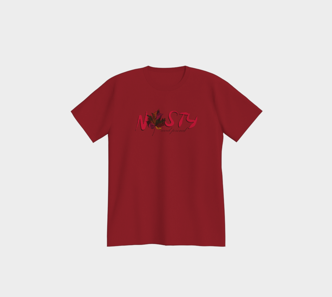 Nasty and Proud Premium T-Shirt Dark Outline