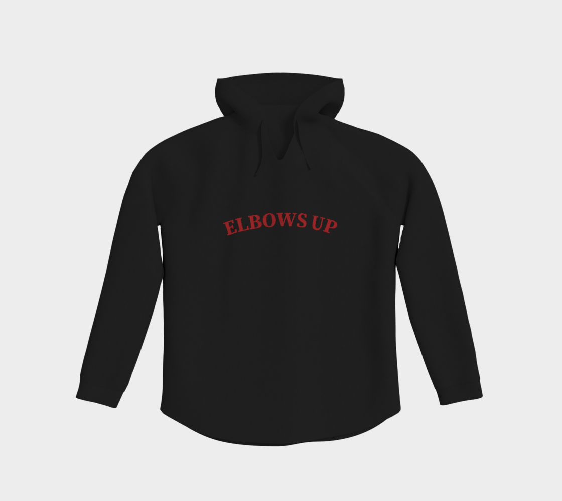Elbows Up Never 51 Light Pullover Hoodie