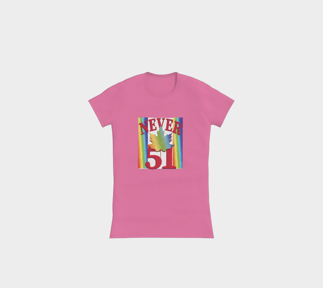 Never 51 PRIDE Slimline T-Shirt