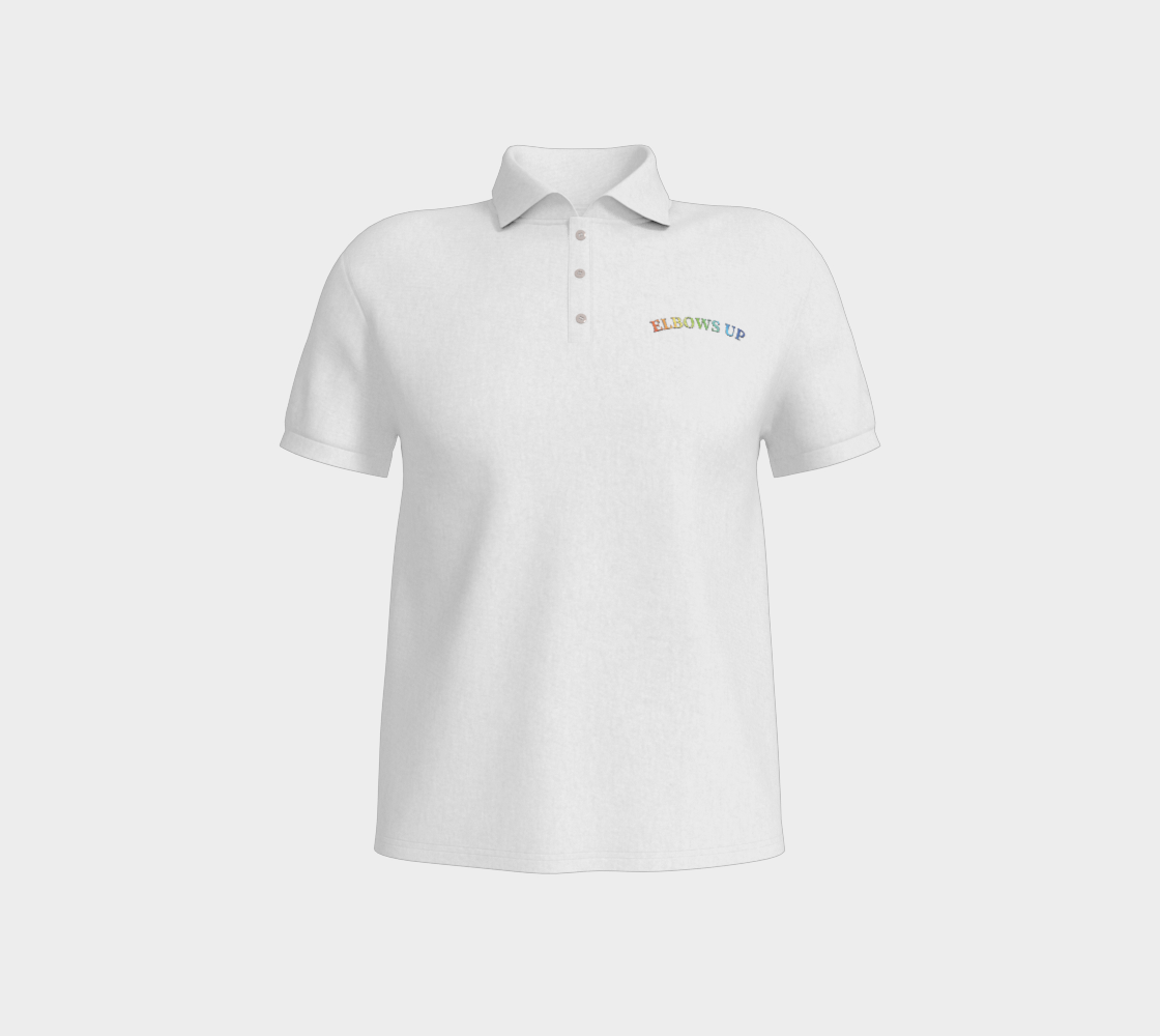 Elbows Up PRIDE Polo Shirt