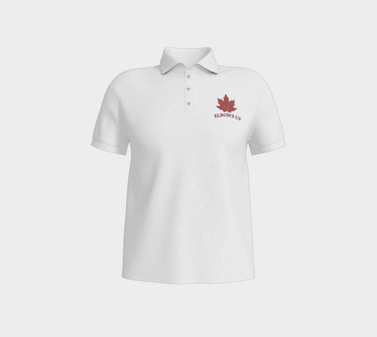 Elbows Up Leaf Polo