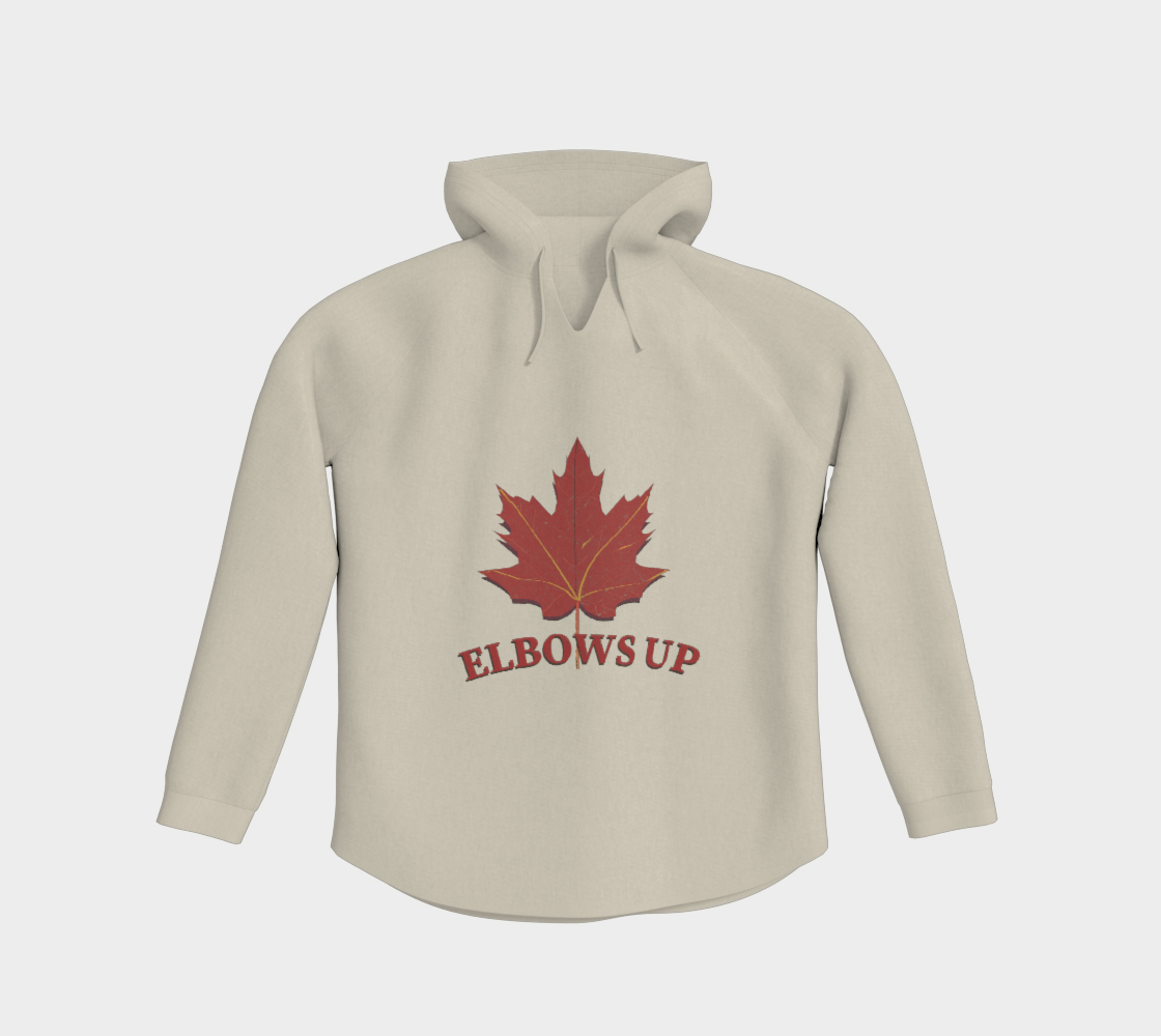 Elbows Up Leaf Light Hoodie