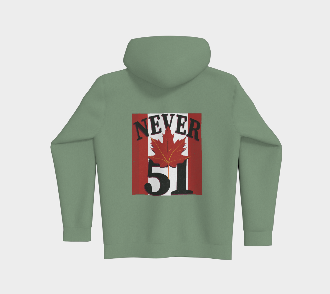 Elbows Up Never 51 Premium Hoodie