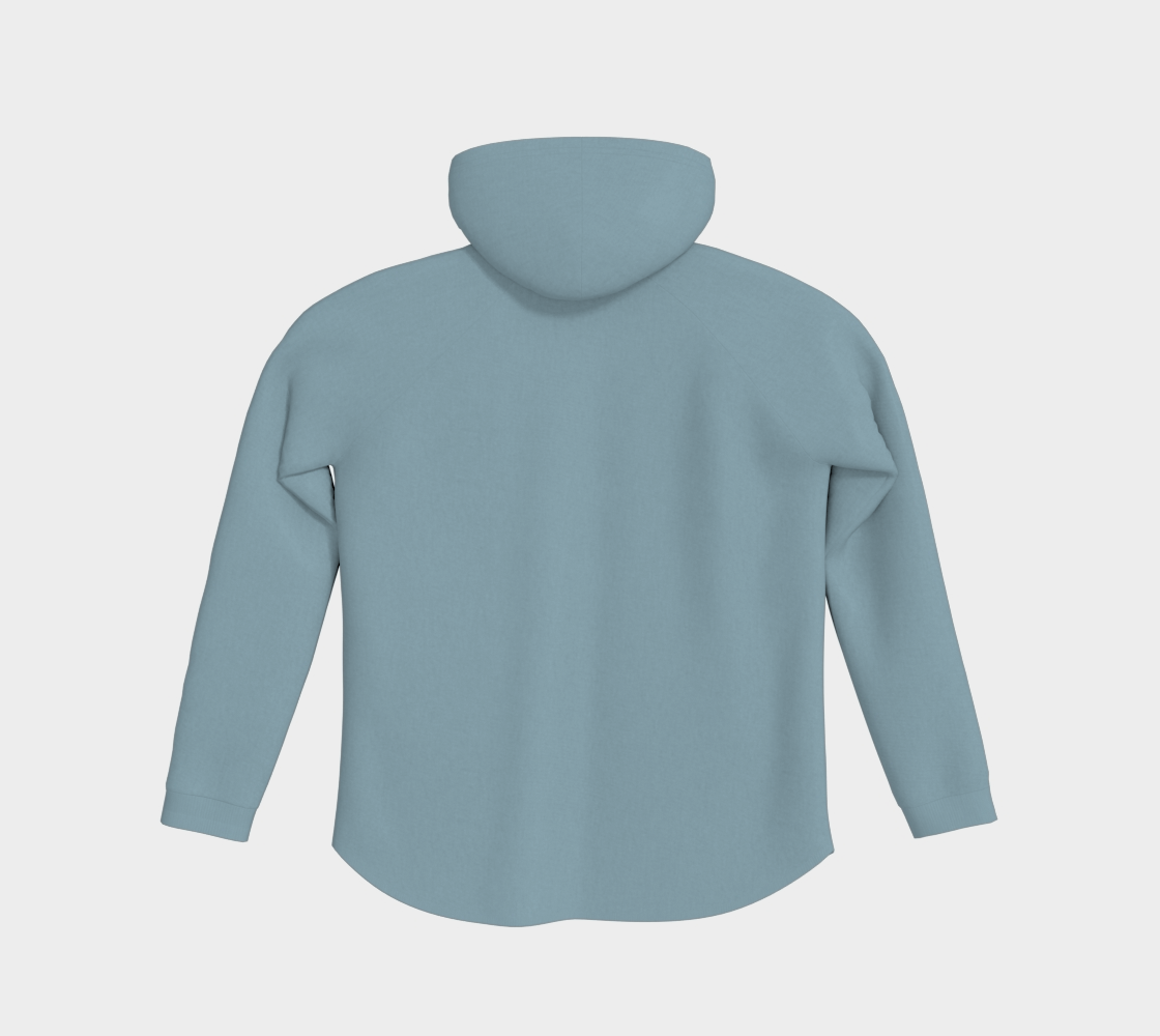 True North Strong and Free Light Pullover Hoodie Light Outline
