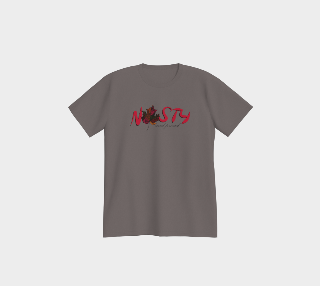 Nasty and Proud Premium T-Shirt Dark Outline