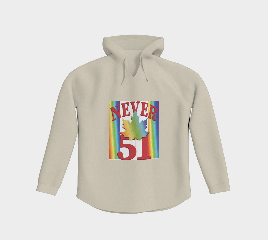 Never 51 PRIDE Light Pullover Hoodie