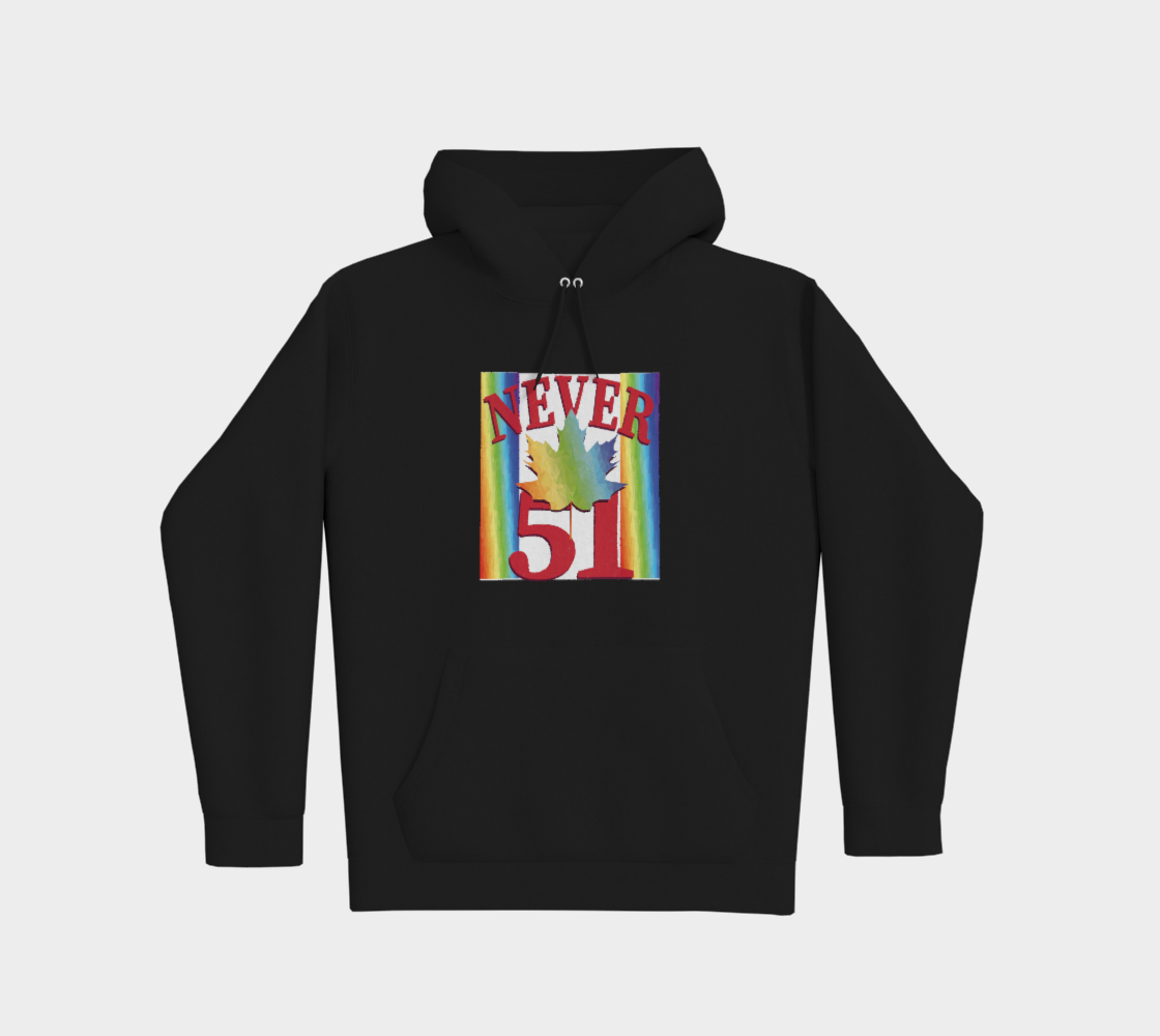 Never 51 PRIDE Premium Pullover Hoodie