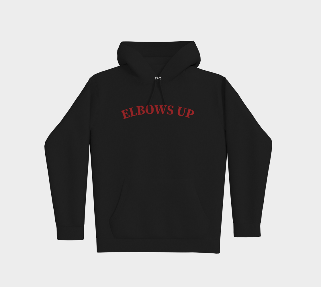 Elbows Up Never 51 Premium Hoodie