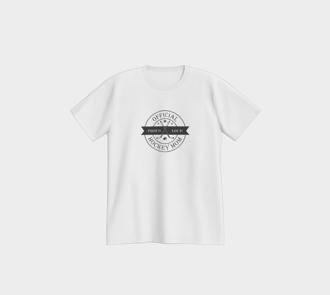Official Hockey Mom Black Logo