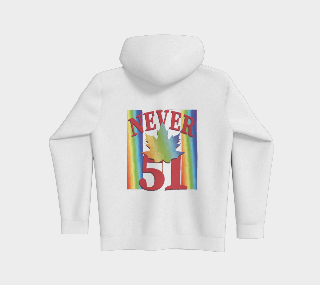 Elbows Up Never 51 PRIDE Premium Pullover Hoodie