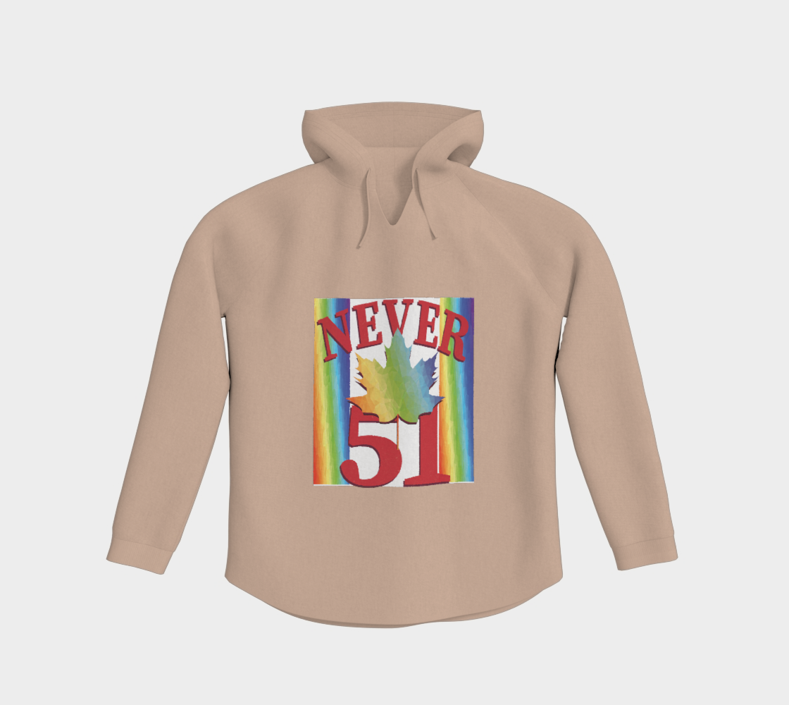 Never 51 PRIDE Light Pullover Hoodie