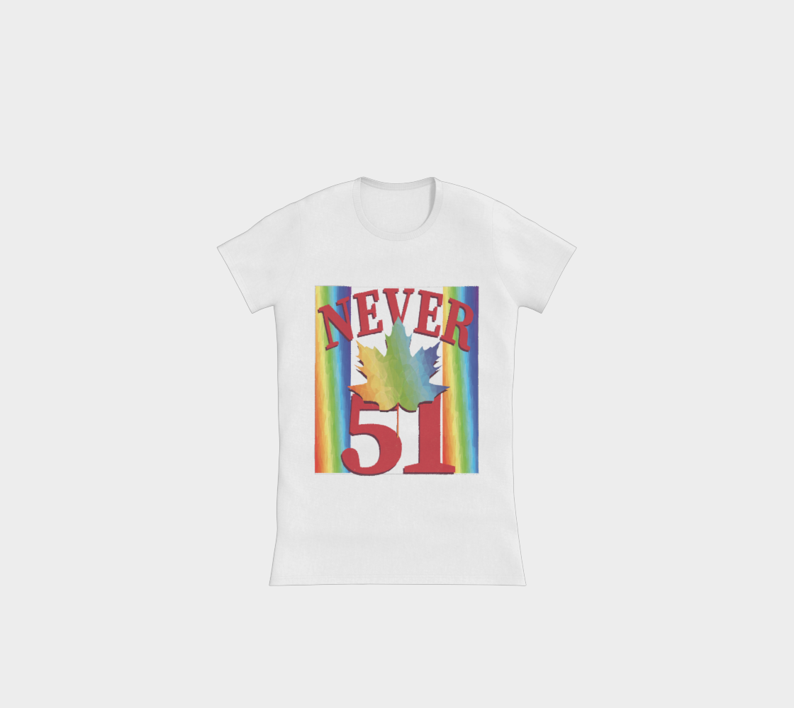 Never 51 PRIDE Slimline T-Shirt