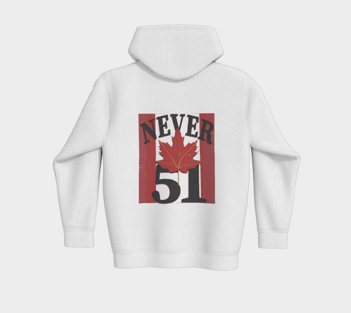 Elbows Up Never 51 Premium Zip Hoodie