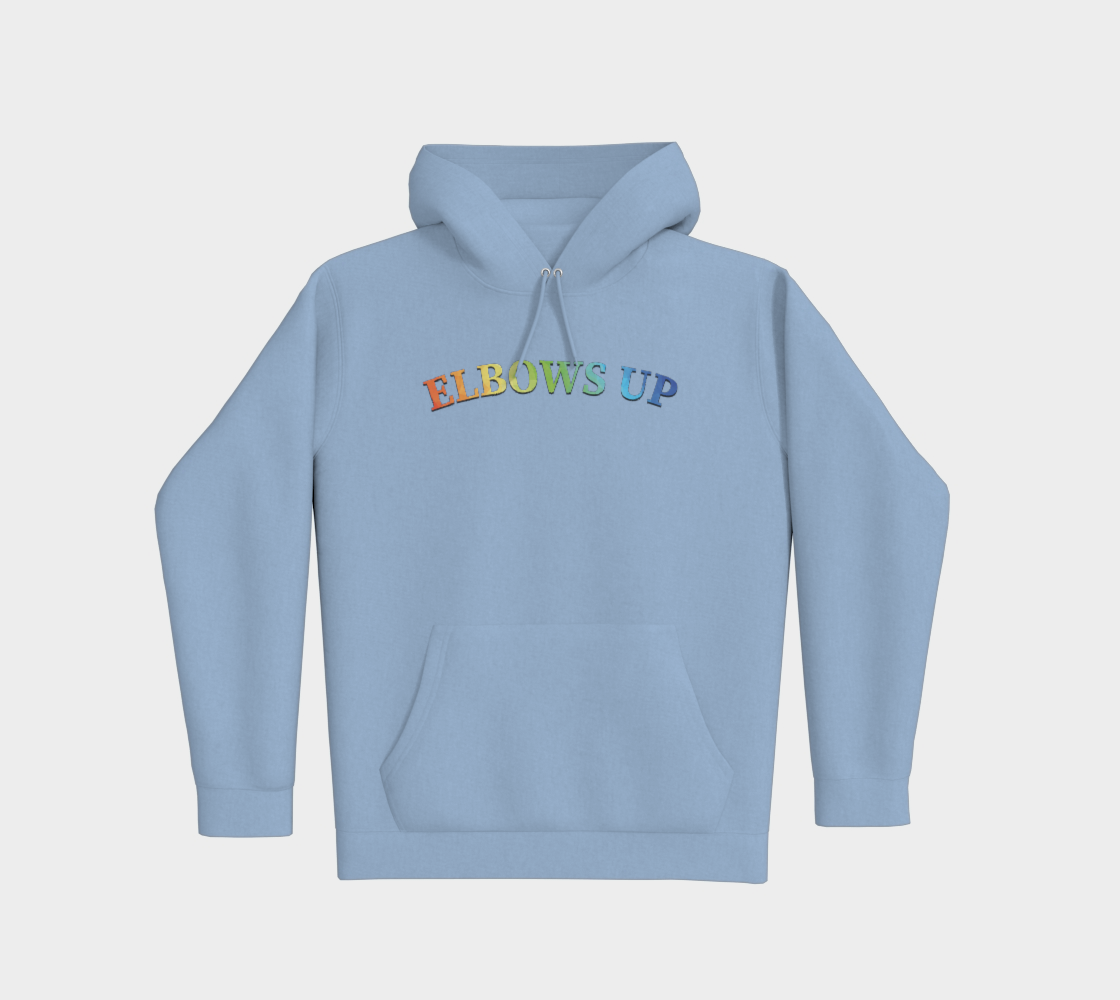Elbows Up Never 51 PRIDE Premium Pullover Hoodie