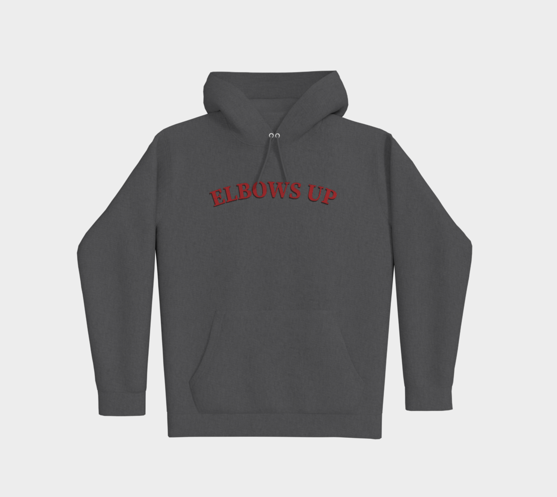 Elbows Up Never 51 Premium Hoodie