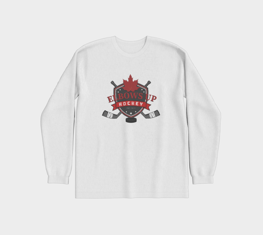 Elbows Up Hockey Premium Long Sleeve Shirt