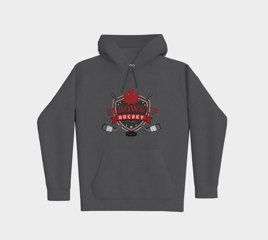 Elbows Up Hockey Premium Pullover Hoodie