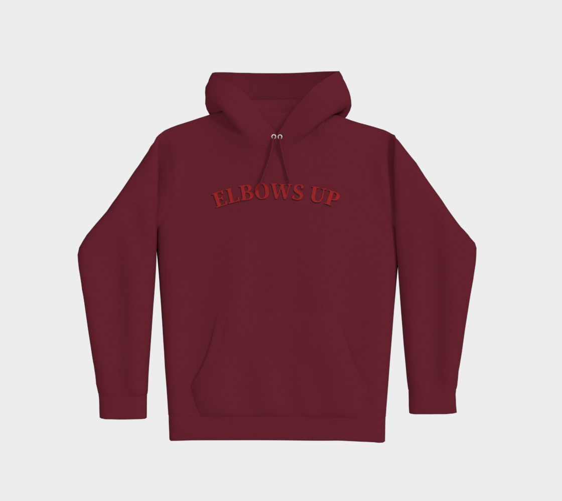 Elbows Up Never 51 Premium Hoodie