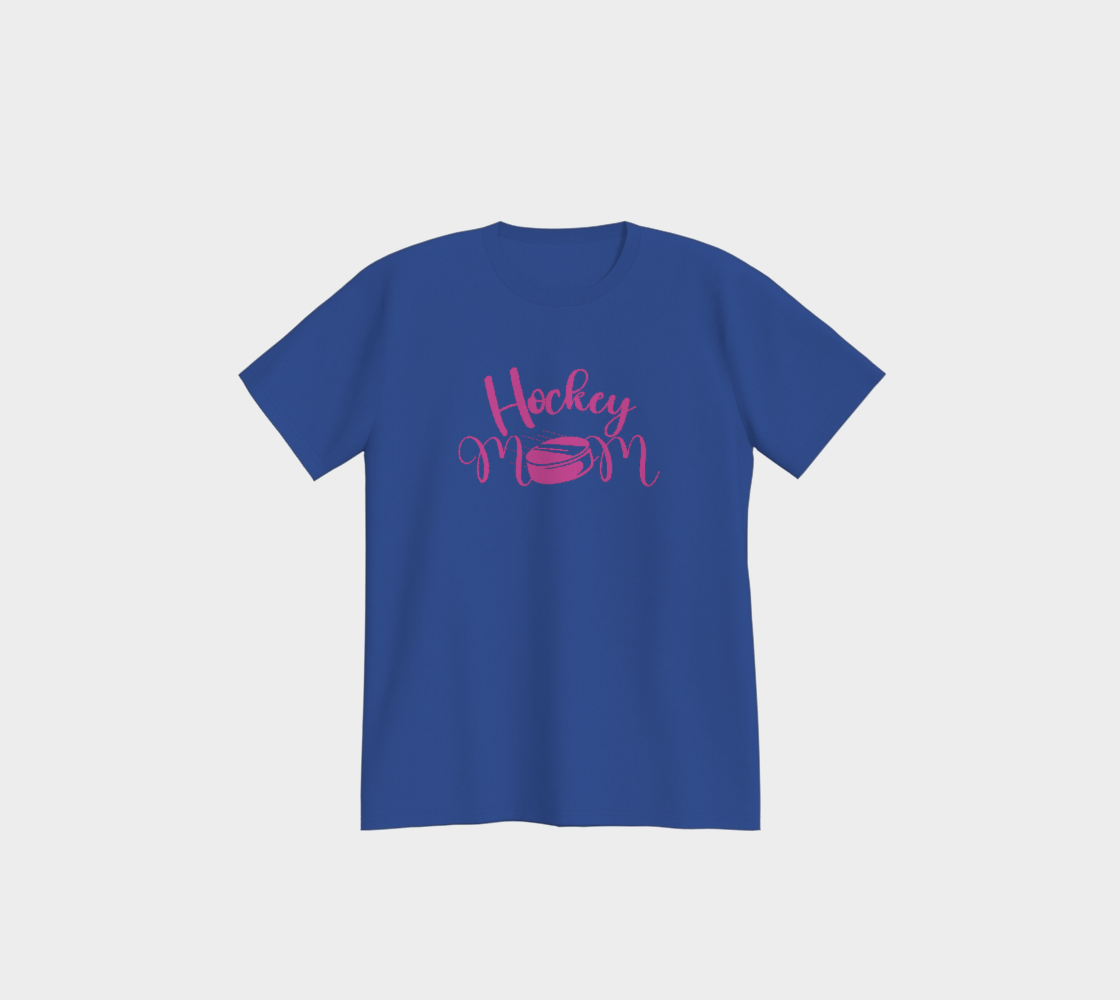 Hockey Mom Premium T-Shirt Pink Logo