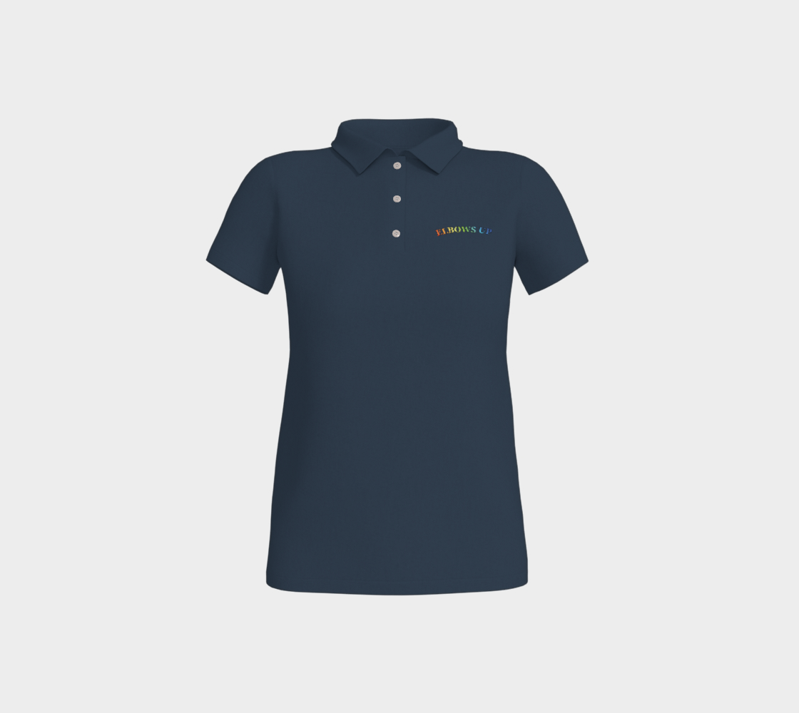 Elbows Up PRIDE Polo Shirt