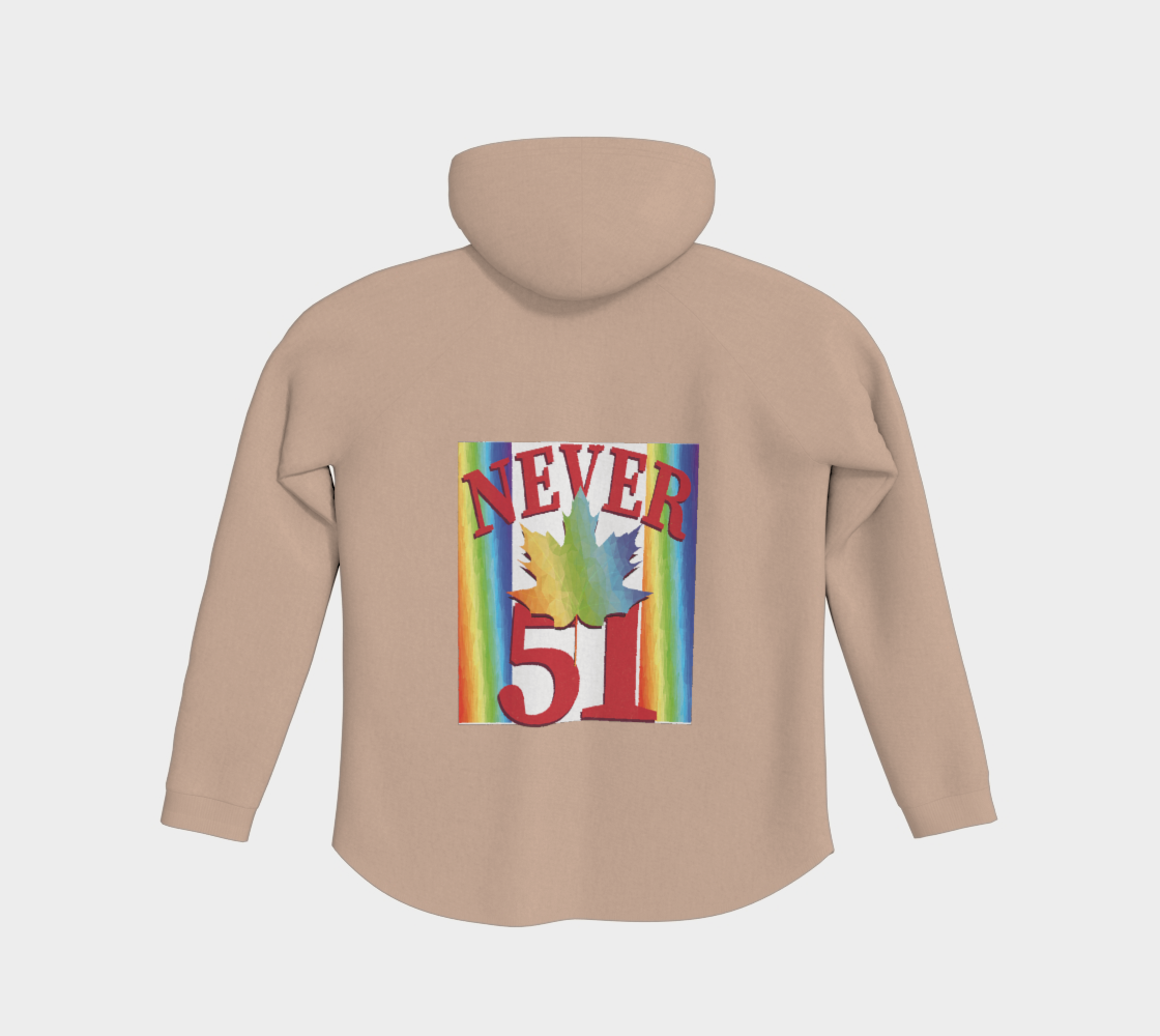 Elbows Up Never 51 PRIDE Light Pullover Hoodie