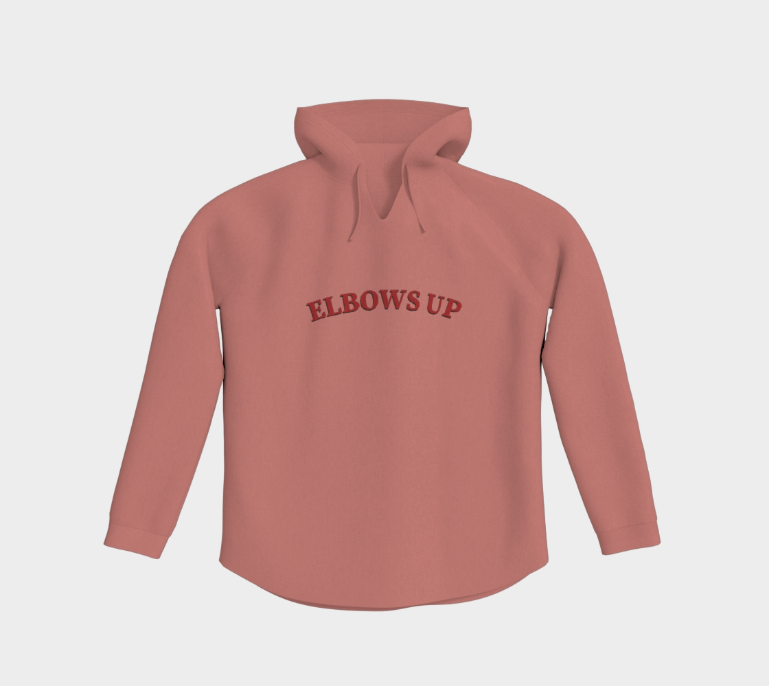 Elbows Up Light Pullover Hoodie
