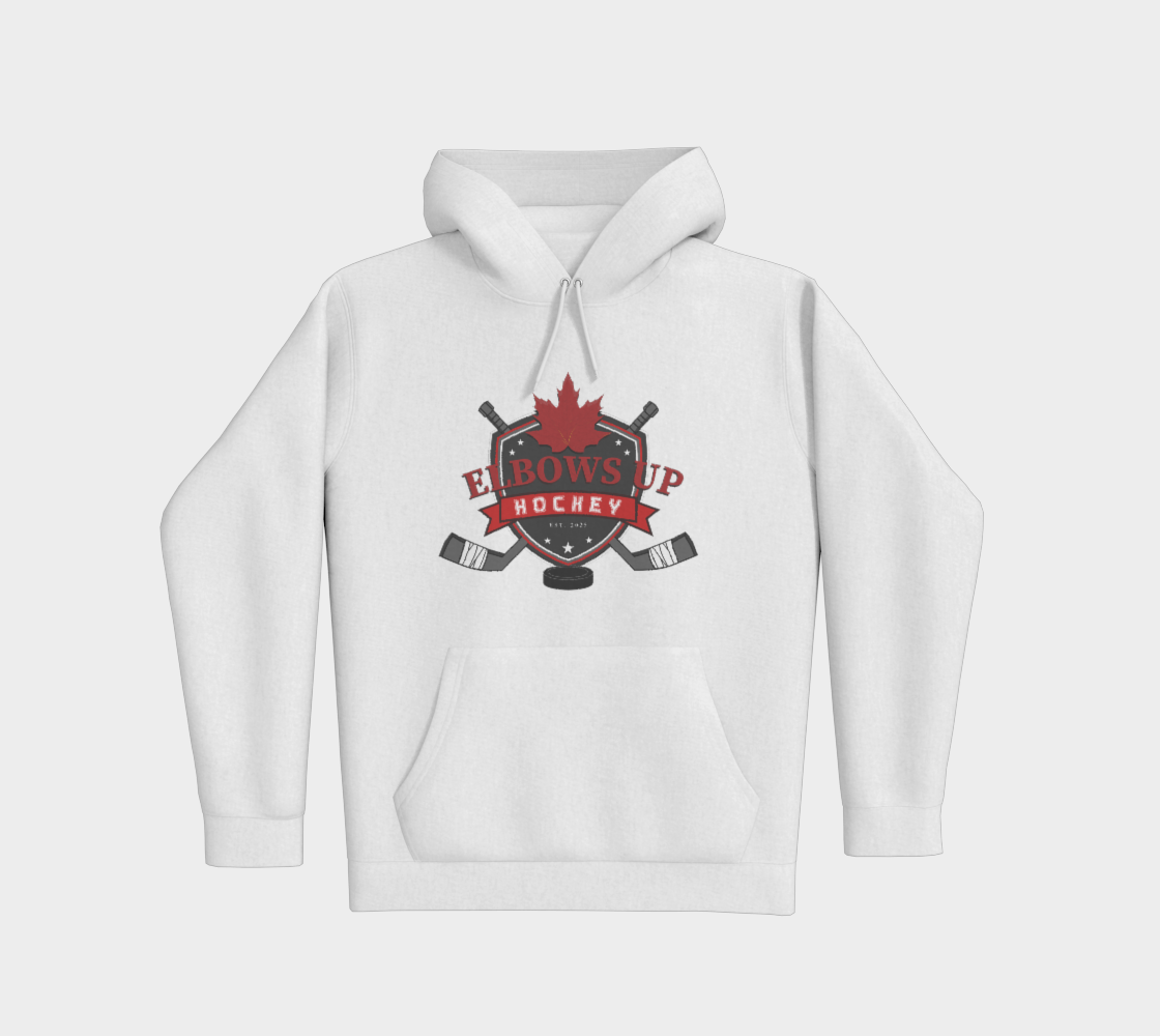 Elbows Up Hockey Premium Pullover Hoodie