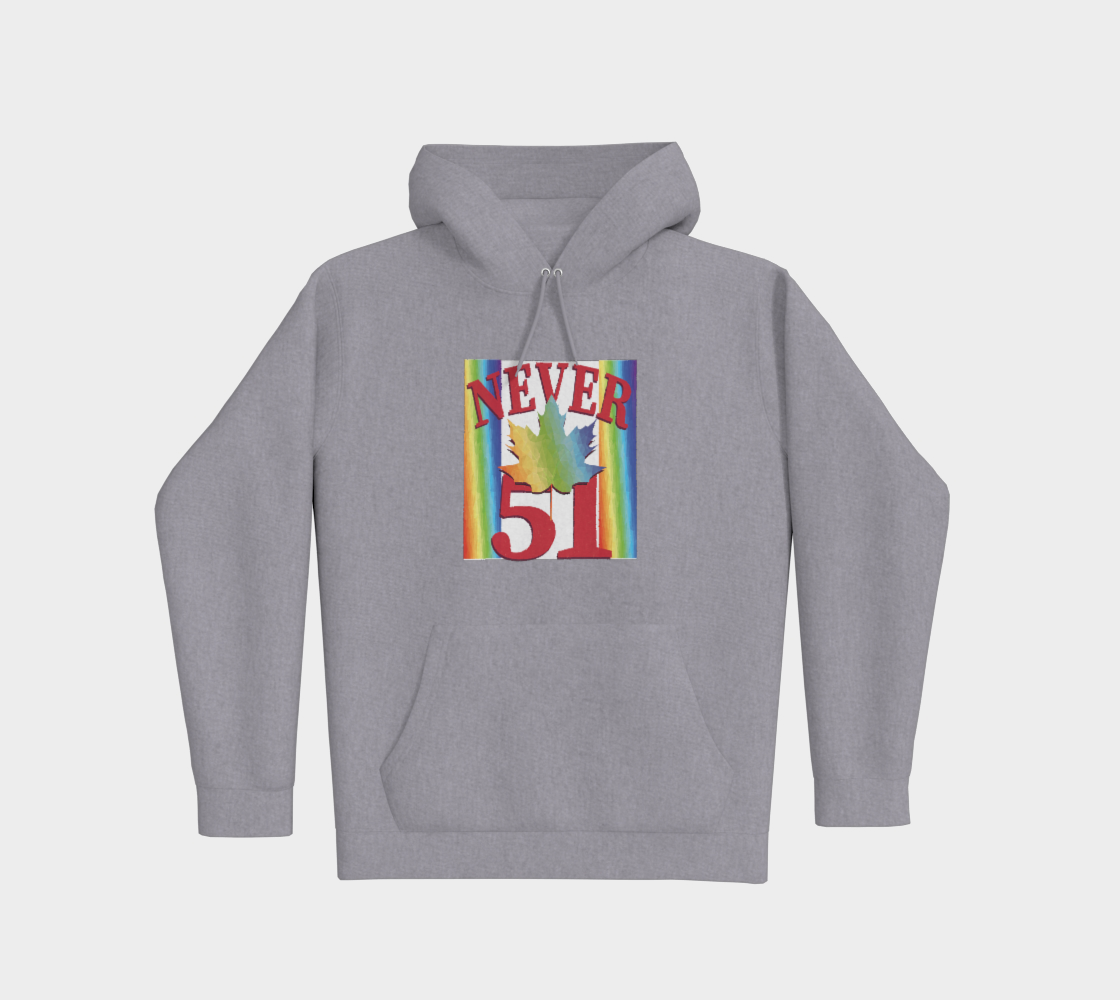 Never 51 PRIDE Premium Pullover Hoodie