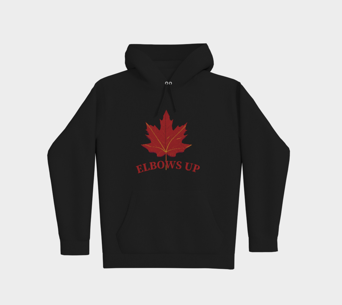 Elbows Up Leaf Premium Pullover Hoodie