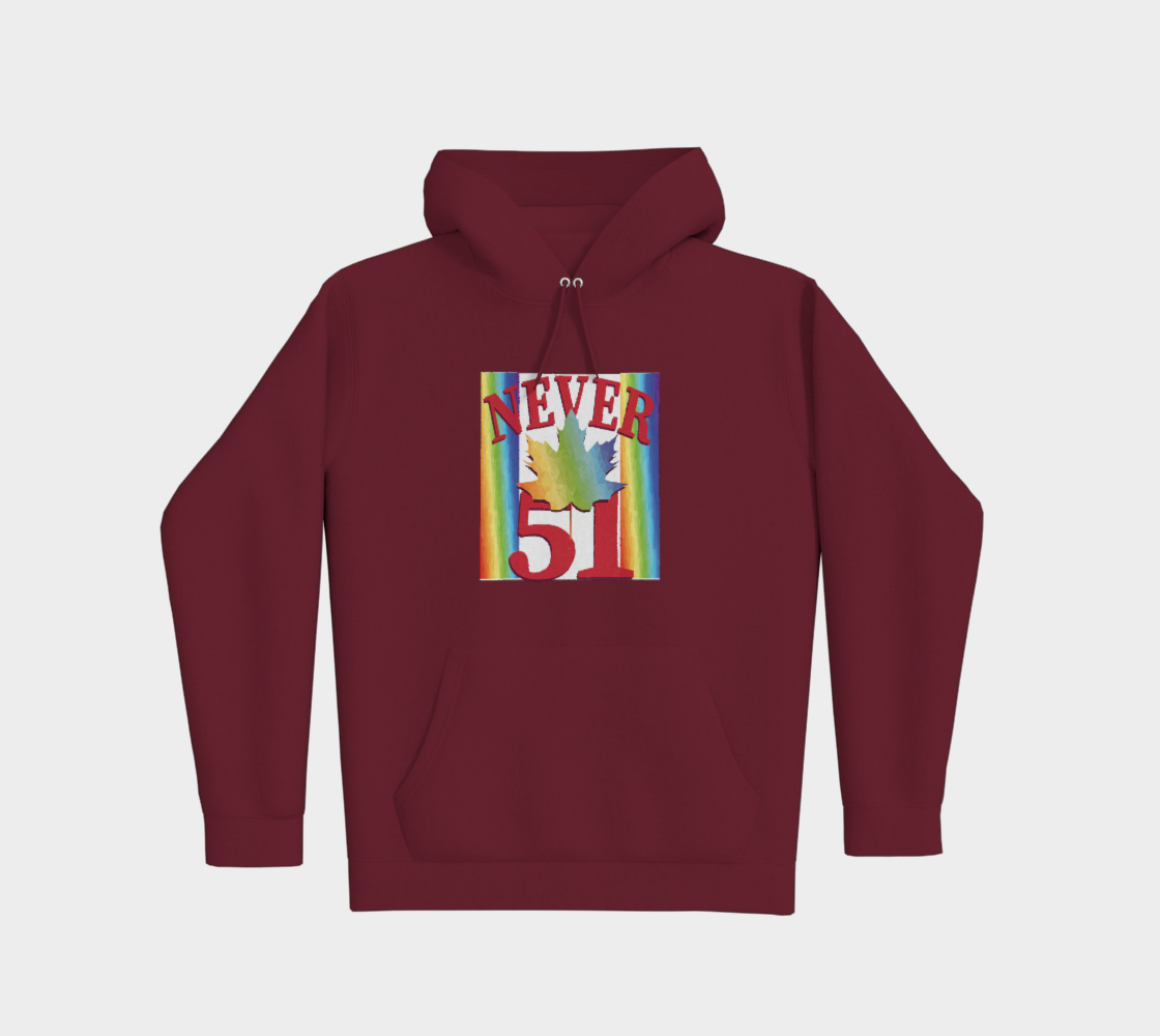 Never 51 PRIDE Premium Pullover Hoodie